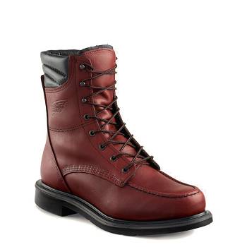 Red Wing SuperSole 8-inch Soft Toe - Bordove Pracovne Cizmy Panske, RW289SK